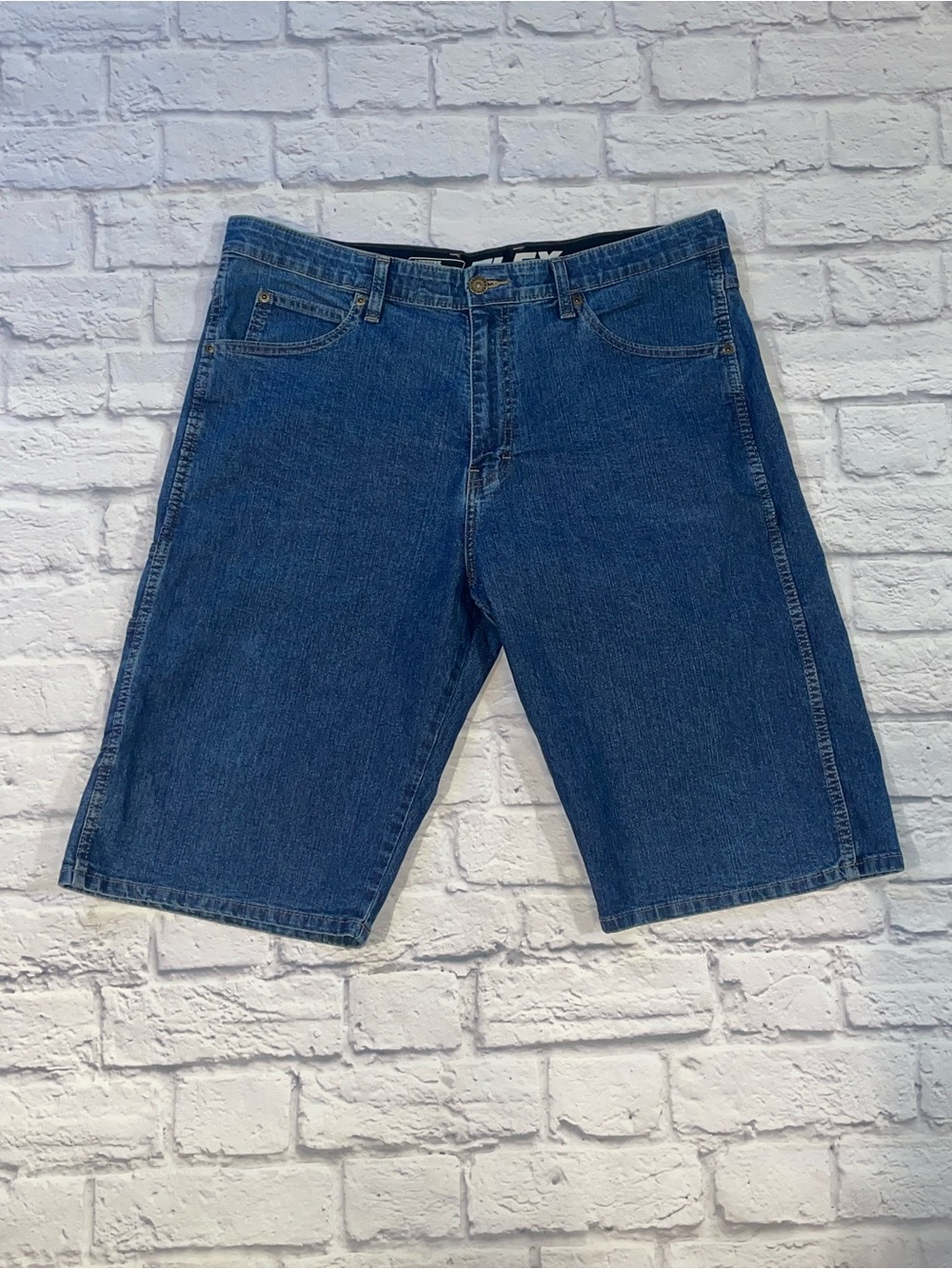 Dickies Men's Blue Flex Denim Jean Shorts. Size 36